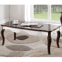 Acme Furniture Mathias Rectangular Wood Coffee Table In Walnut/White