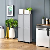 Systembuild Evolution Kendall 36 Utility Storage Cabinet Graphite Graylight Gray