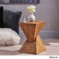 Christopher Knight Home Jerod Light-Weight Concrete Accent Table, Natural