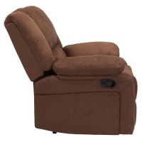 Harmony Series Chocolate Brown Microfiber Recliner