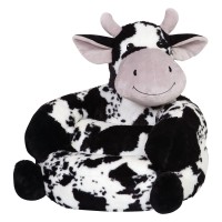 Trend Lab Cow Toddler Chair Plush Character Kids Chair Comfy Furniture Pillow Chair For Boys And Girls, 21 X 19 X 19 Inches