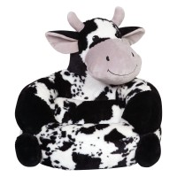 Trend Lab Cow Toddler Chair Plush Character Kids Chair Comfy Furniture Pillow Chair For Boys And Girls, 21 X 19 X 19 Inches