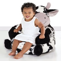 Trend Lab Cow Toddler Chair Plush Character Kids Chair Comfy Furniture Pillow Chair For Boys And Girls, 21 X 19 X 19 Inches