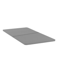 Greaton 15Inch Split Bunkie Board For Mattressbed Fully Assembled Improved Comfort And Support Twin Grey