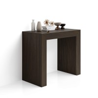 Mobili Fiver, Angelica Extendable Console Table, Rustic Oak, Made In Italy