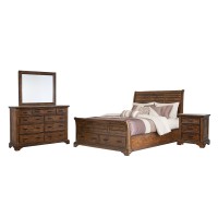 Eastern King Bed 4 Pc Set