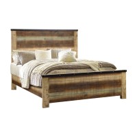 Sembene Bedroom Set Multicolor and Antique Multi