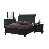 Eastern King Bed 4 Pc Set