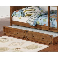 Oakdale Storage Trundle Rustic Honey