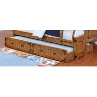 Oakdale Storage Trundle Rustic Honey