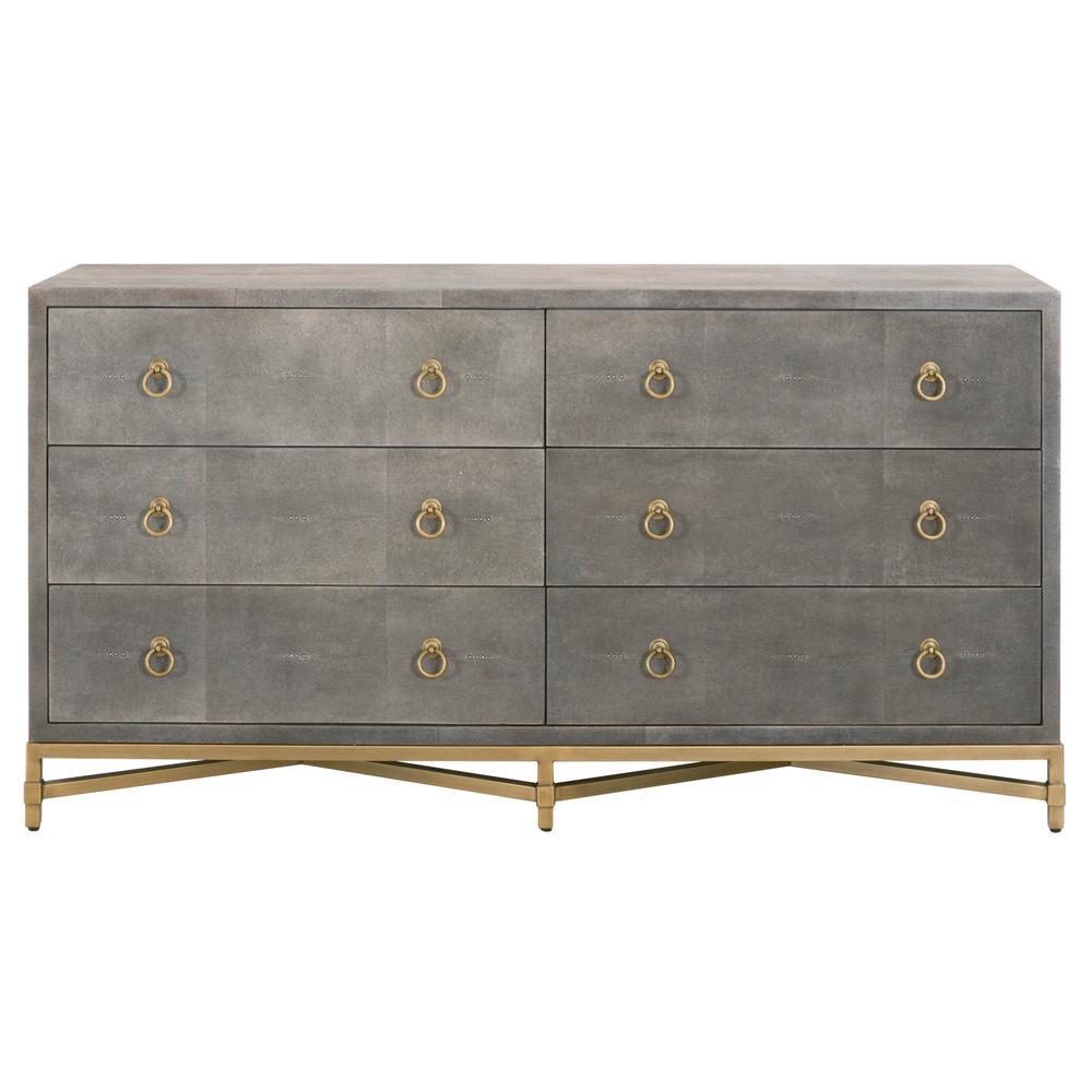 Strand Shagreen 6Drawer Double Dresser