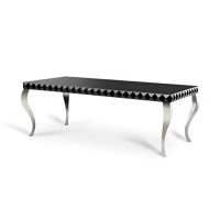 HomeRoots Decor 30-inch Black Lacquer MDF Dining Table