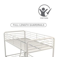 Dhp Tommy Twin Metal Loft Bed Off White