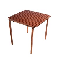 Byer Of Maine - Pangean Nomad Folding Wood Table, Hardwood Portable Table For Bistro, Deck, Or Camping, Use Indoors Or Outdoors