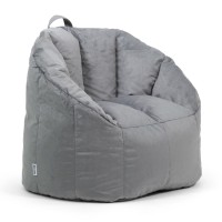 Big Joe Milano Medium Gray Plush