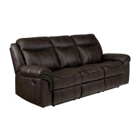 Sawyer Upholstered Tufted Living Room Set Cocoa Brown