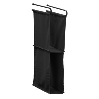 It'S Academic Lockermate Hanging Fabric Locker Shelf, Durable And Removable, Black