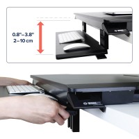 Ergotron - Workfit-Tx Standing Desk Converter, Dual Monitor Sit Stand Ergonomic Desk Riser For Tabletops - 32 Inch Width, Black
