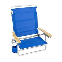 Rio Beach Classic 5-Position Lay-Flat Folding Beach Chair, 30.8