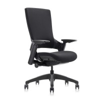 Clatina Swivel Executive Computer Chair With 3D Armrest And Lumbar Support, Adjustable Ergonomic Fabric Backrest Task Chair For Home Office Conference Room