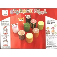 Storl Organizer Storage Stool For Toy And Cloth And Kids Stool Duck 12Wx13H