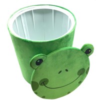 Storl Organizer Storage Stool For Toy And Cloth And Kids Stool Frog 12Wx13H