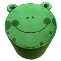 Storl Organizer Storage Stool For Toy And Cloth And Kids Stool Frog 12Wx13H