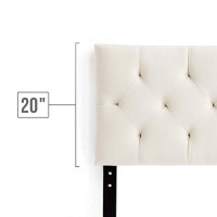 Lucid Mid-Rise Upholstered Headboard-Adjustable Height From 34