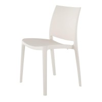 Lagoon Sensilla White Stack-Able Dinning Chair - 4 Pcs/Set