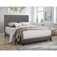 AcME Ishiko II Queen Bed in gray Fabric 20910QD0102H7c9U8