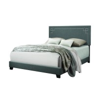 AcME Ishiko II Queen Bed in gray Fabric 20910QD0102H7c9U8