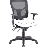 Lorell Conjure Executive Midback Mesh Back Chair Frame Black 1 Each