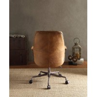 Homeroots Metal Upholstery Wood Engineered Wood 2835 X 2441 X 3440 Coffee Metallic Executive Office Chair