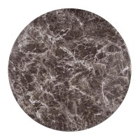 36 Round Gray Marble Laminate Table Top