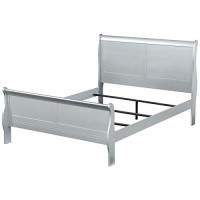 Acme Louis Philippe Full Bed In Platinum