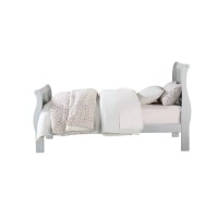 Acme Louis Philippe Iii Twin Bed In Platinum