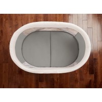 Ingenuity Foldaway Rocking Wood Bassinet Portable Folding Rocking Bassinet - Wallace