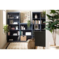 Axess 3-Shelf Bookcase, Blueberry