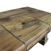 vidaXL Coffee Table Solid Reclaimed Wood 354x197x138 244500
