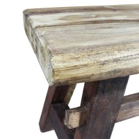 vidaXL Bench Solid Reclaimed Wood 394x11x169 244497
