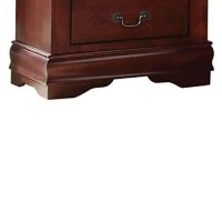 Benjara, Brown Benzara Wooden Nightstand With Drawers