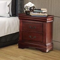 Benjara, Brown Benzara Wooden Nightstand With Drawers