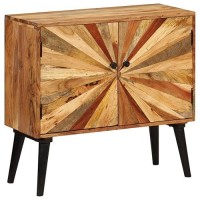 Vidaxl Solid Mango Wood Sideboard Drawer Wooden Storage Cabinet Cupboard Side Console Table Kitchen Dining Living Room Hallway Furniture