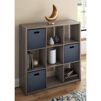 Closetmaid 9 Cube Open Back Storage Graphite Gray