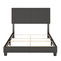 Milan Upholstered Linen Platform Bed