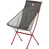 Big Agnes Big Six Camp Chair - High & Wide Camping Chair With Aircraft Aluminum Frame, Asphalt/Gray