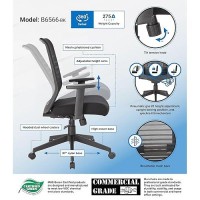 Boss Office Products Boss Mesh Task Chair, Black