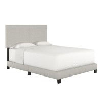 Boyd Sleep Milan Upholstered Linen Platform Bed Queen White