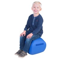 Childrens Factory Angeles Blue 12&Quot Turtle Seat Lightweight Soft Classroom Seat
