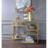 AcME Astrid Sofa Table in gold Mirror 81093D0102H7c0FX